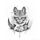 children tattoo design idea