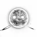 solar system planets in order and correct size tattoo design idea