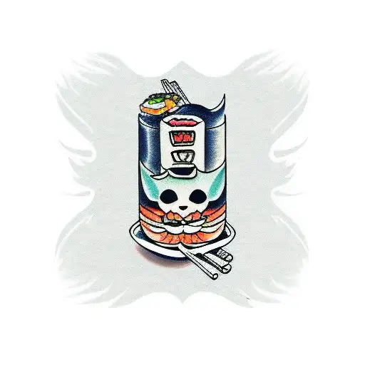 sushi  tattoo design idea