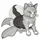big lez show sassy tattoo design idea