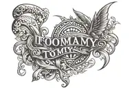 the name Tommy  tattoo design idea