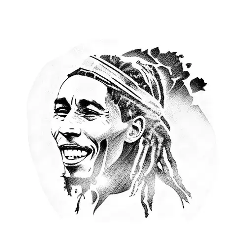 Bob Marley tattoo design idea