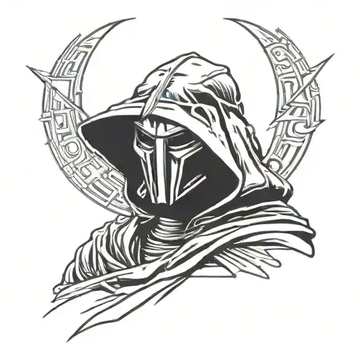 MF DOOM as a Jedi tattoo design idea