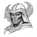 MF DOOM as a Jedi tattoo design idea