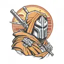 MF DOOM as a Jedi tattoo design idea