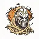MF DOOM as a Jedi tattoo design idea