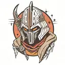 MF DOOM as a Jedi tattoo design idea
