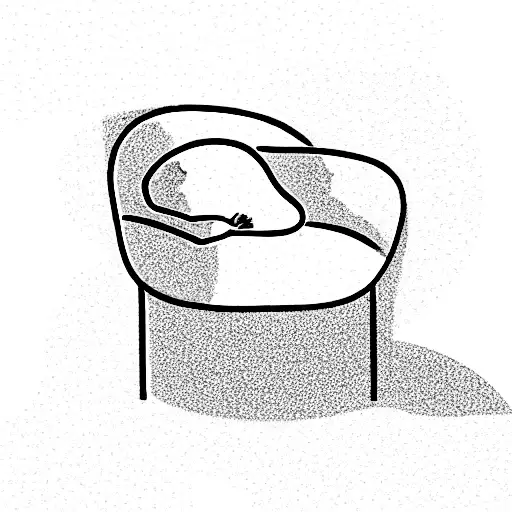 axoltl sitting in a green sofa reading and smoking tattoo design idea