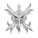 leviathan symbol tattoo design idea