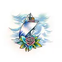 wild blueberries tattoo design idea