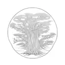 cypress stumps, swamp, tree of life tattoo design idea