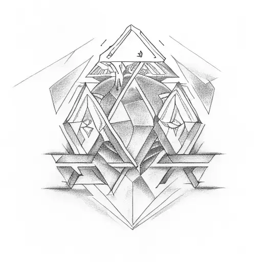  Aron and ark of covenant tattoo design idea