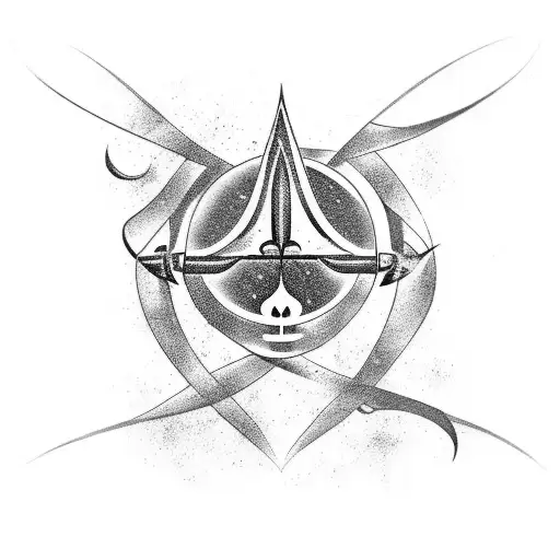 aquarius and cancer tattoo design idea