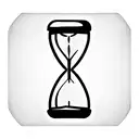  Hourglass simple viking style tattoo design idea