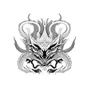 Dragon tattoo design idea