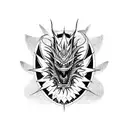 Dragon tattoo design idea