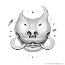 Teeth Bite tattoo design idea