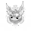 stitch with date tattoo design idea