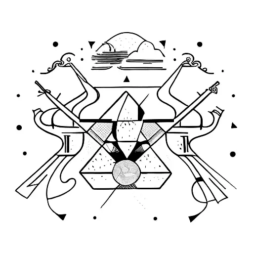 trio  tattoo design idea