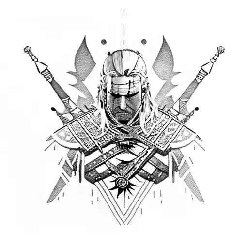 Witcher tattoo design idea