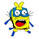 color Spongebob tattoo design idea