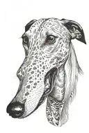 Greyhound  tattoo design idea