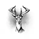 Springbok with Web Ellis trophy tattoo design idea