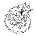 Maple Leaf tattoo design idea