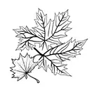Maple Leaf tattoo design idea