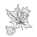 Maple Leaf tattoo design idea