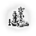 Chess queen on left shoulder tattoo design idea