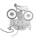 gramophone  tattoo design idea