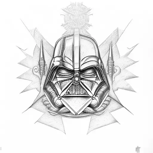 Darth nihilus and the Sith Wappen  tattoo design idea
