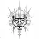 Darth nihilus and the Sith Wappen  tattoo design idea