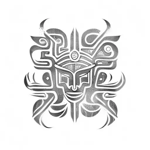 Maori for shoulder tattoo design idea