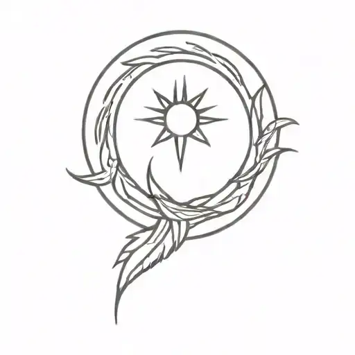 half Filipino sun half Argentinian sun tattoo tattoo design idea
