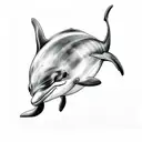 3 Dolphin  tattoo design idea