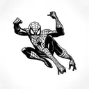 Spider-man tattoo design idea