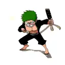  zoro roronoa vs kuma  tattoo design idea