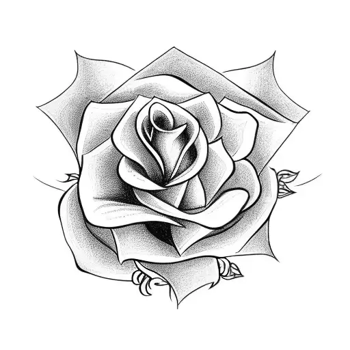 catholic cross digging into skin with rose wrapped around and a bee pollinating  tattoo design idea