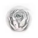 number 3 tattoo design idea