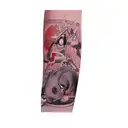 a samurai and a cat tattoo design idea