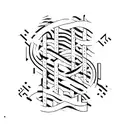 tarlíonn gach rud le haghaigh Cúis in typewriter font tattoo design idea