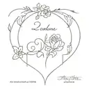 A minimalist tattoo design incorporating the dates of your mom, dad, and sister's birthdays in a unique and artistic way tattoo design idea