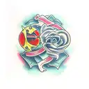 lost, betrayal, give up, forever alone tattoo design idea