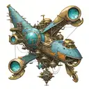 treasure planet morph fantasy tattoo design idea