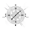 A clock with each hour represented by a different symbol that represents a special memory with your kids tattoo design idea