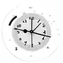 A clock with two hour hand and two minute hand, for both born time of two kids. Love of dad and son.. tattoo design idea