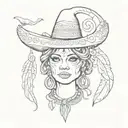 A tattoo design incorporating elements of Mexican culture, history tattoo design idea