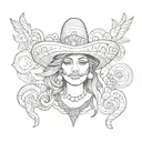 A tattoo design incorporating elements of Mexican culture, history tattoo design idea